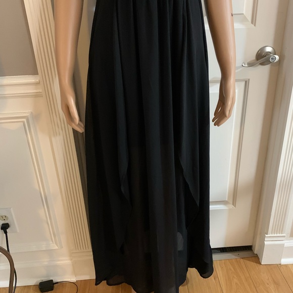 Women’s halter neck maxi floaty long dress size M - Picture 8 of 15
